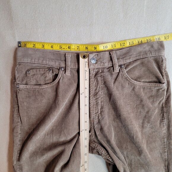CARRERA Italy Jeans Brown Corduroy Mens 700 Regular Straight 33x28.5 Preppy - Picture 3 of 10